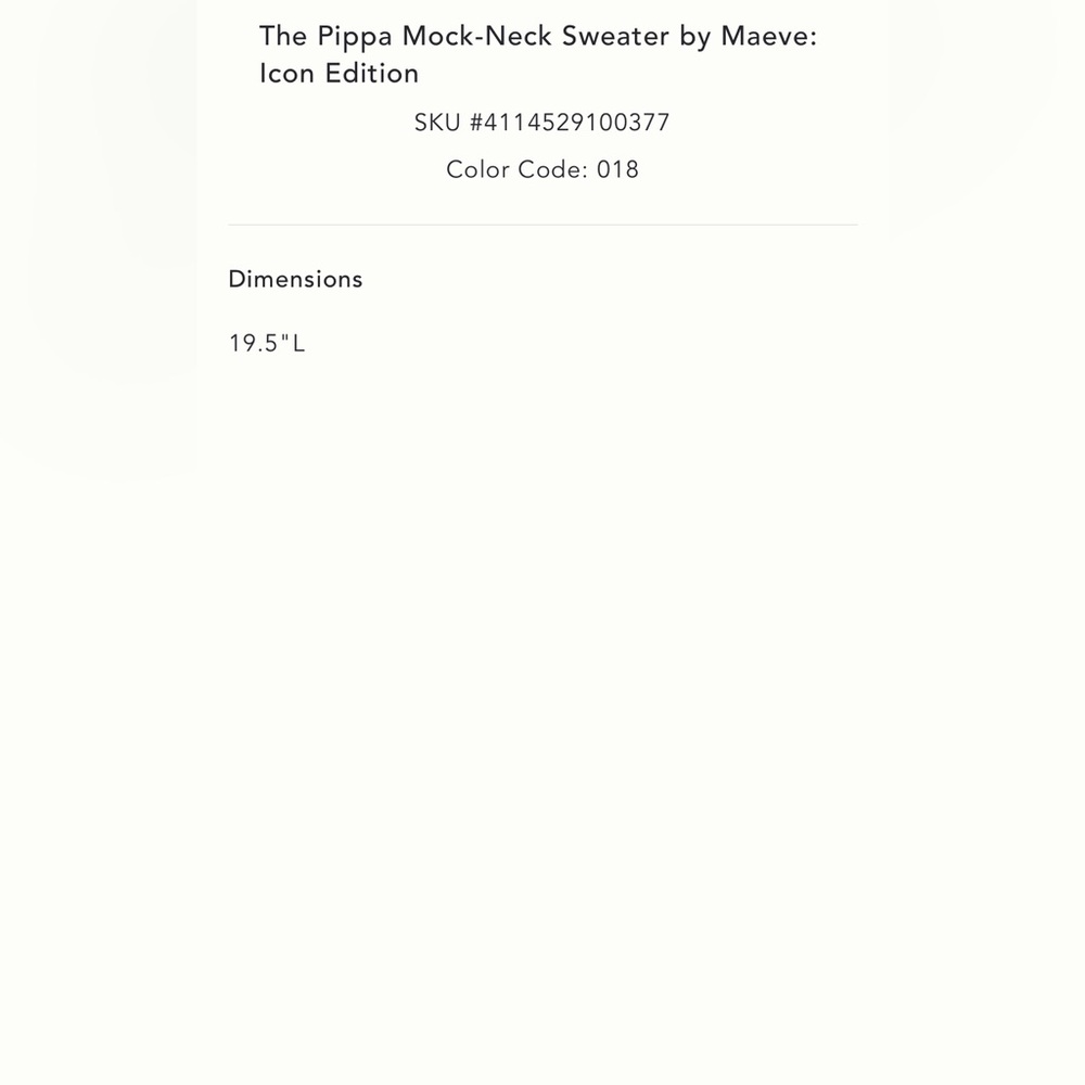 NWT Anthropologie The Pippa Mock Neck Sweater Maeve Icon Horseshoe equestrian 🐎 - Picture 10 of 10